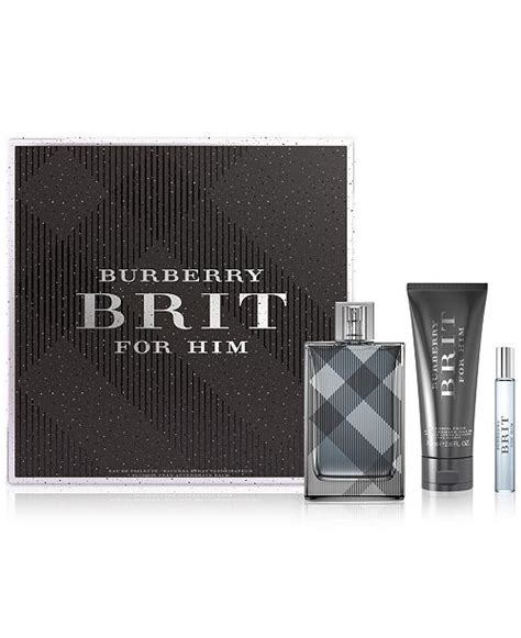 macy's burberry men's cologne|Macy's Burberry cologne set.